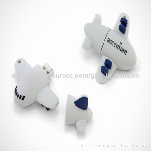 Soft PVC USB Flash Drive, Available in Various Designs, Customized Designs and Logos Accepted
